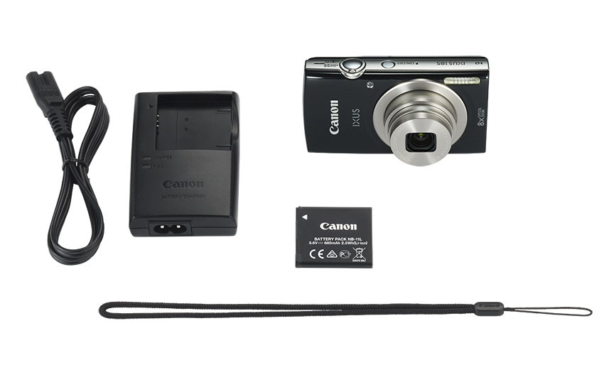 Canon ixus 185 карта памяти на сколько